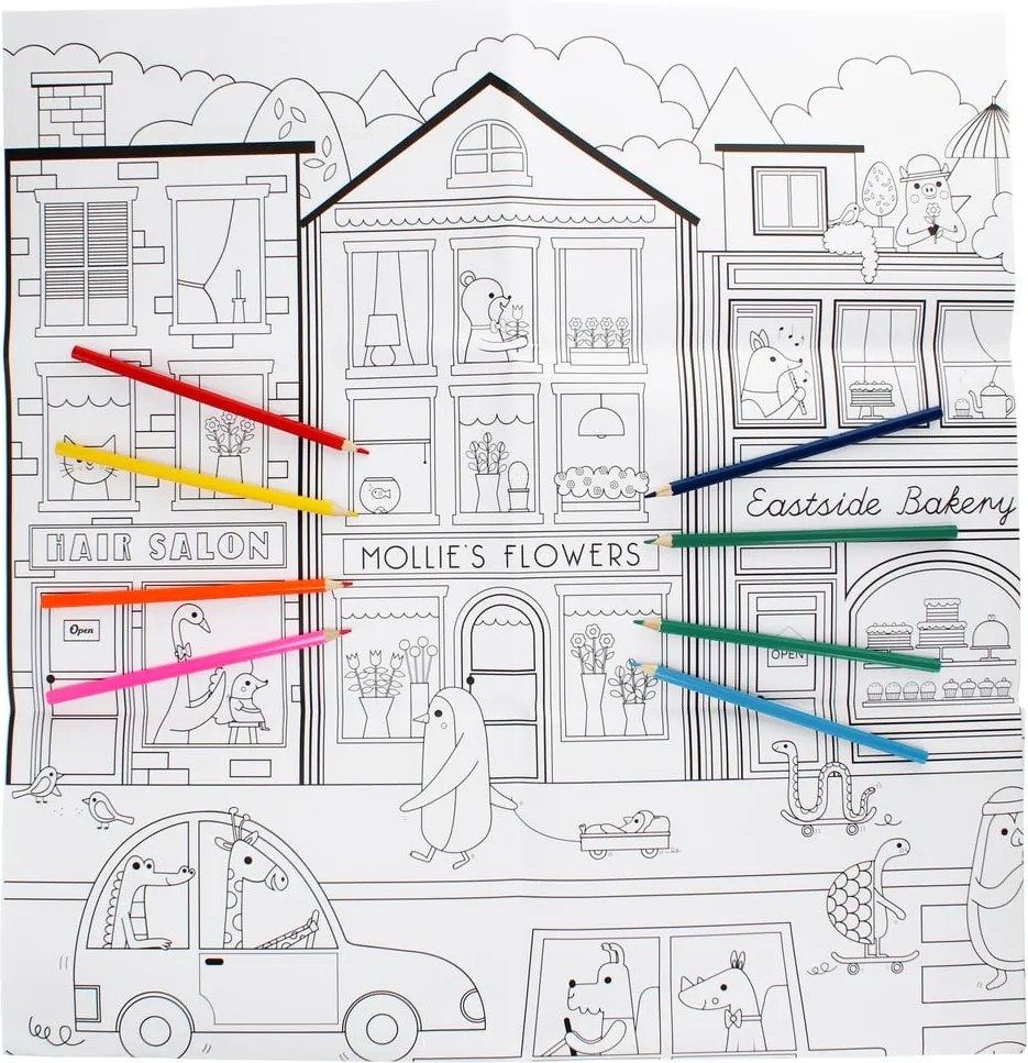 Cărți de colorat On Our Street – Rex London