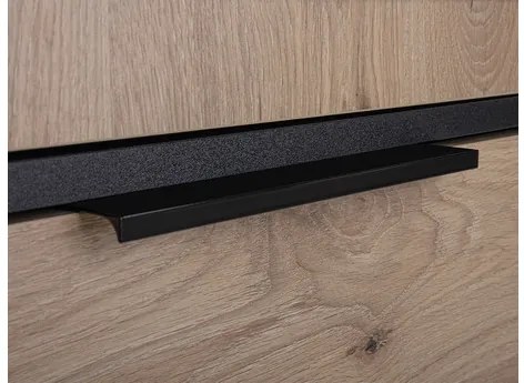 Comodă Pengasa 2D3S (Negru + Stejar viking) . 1103666