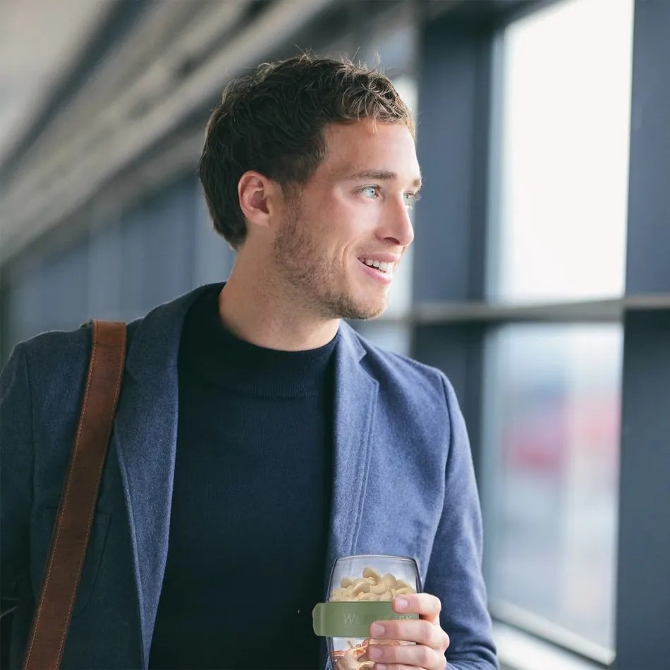 Cutie pentru gustări din două piese Westmark MAXI,700 ml , verde mentă, L