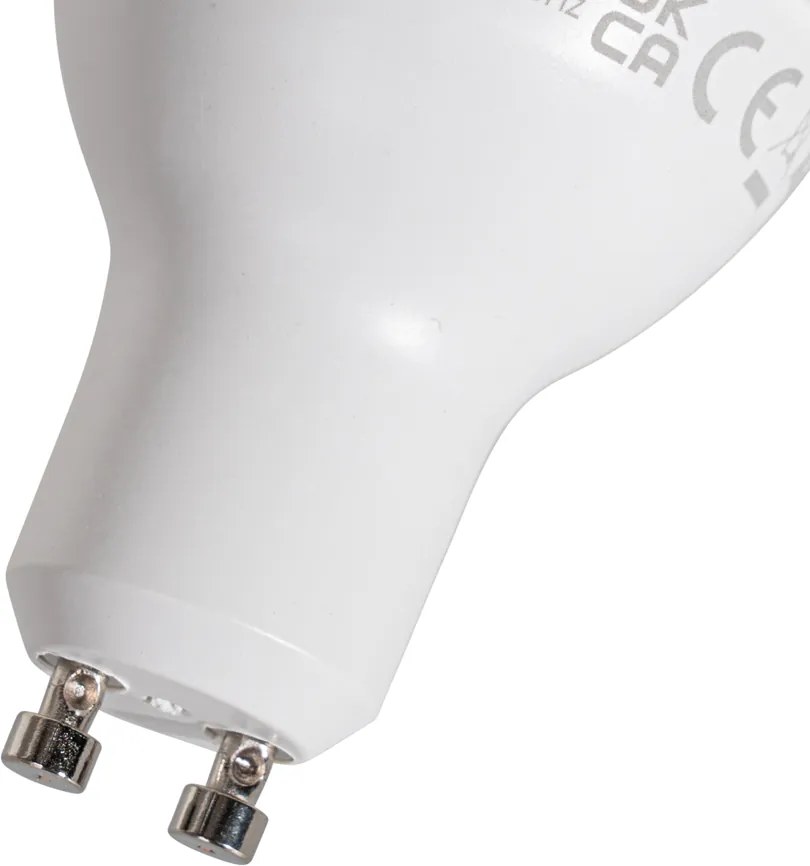 Set de 5 becuri LED GU10 clare de 50 mm 4.7W 400 lm 2200-2400K