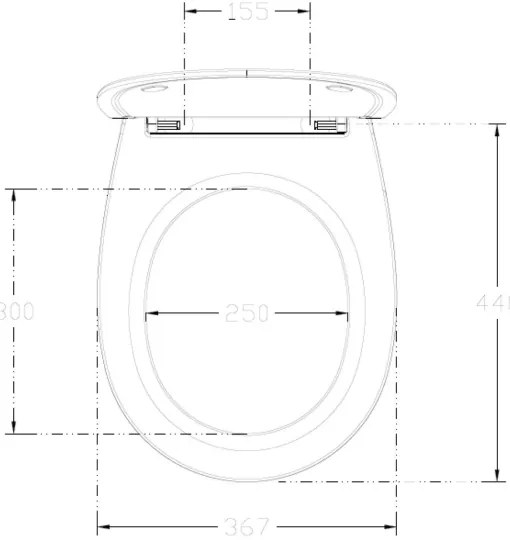 Isvea - Capac WC KAIRO SoftClose, alb
