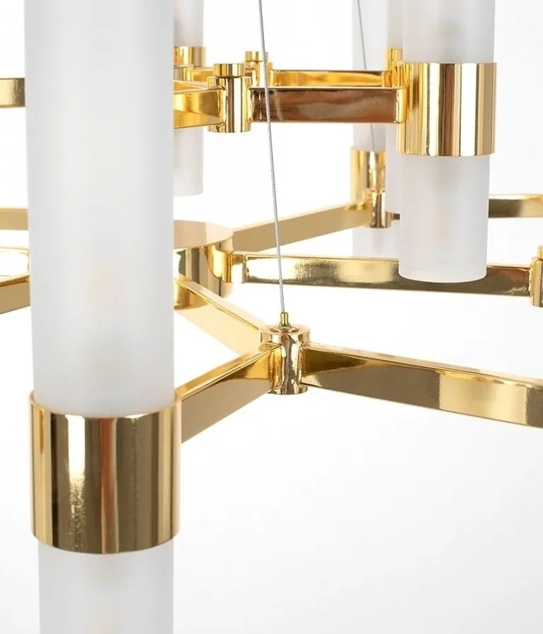 Lustra suspendata design mimimalist Tub 18 auriu