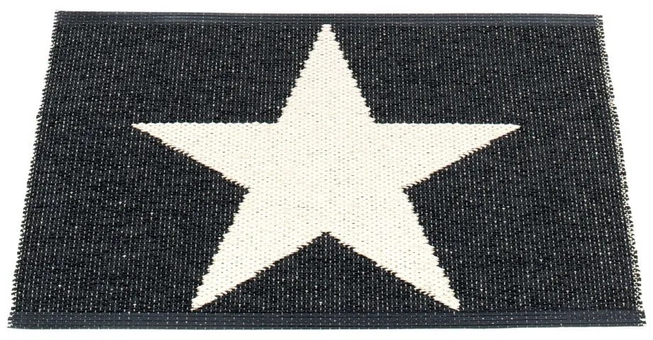 Covor pentru exterior și interior alb-negru 70x50 cm Viggo Black – Pappelina