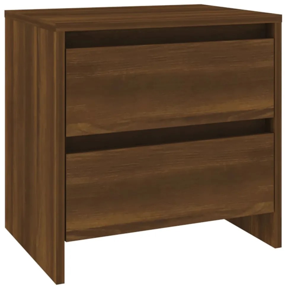 813042 vidaXL Noptieră, stejar maro, 45x34,5x44,5 cm, PAL