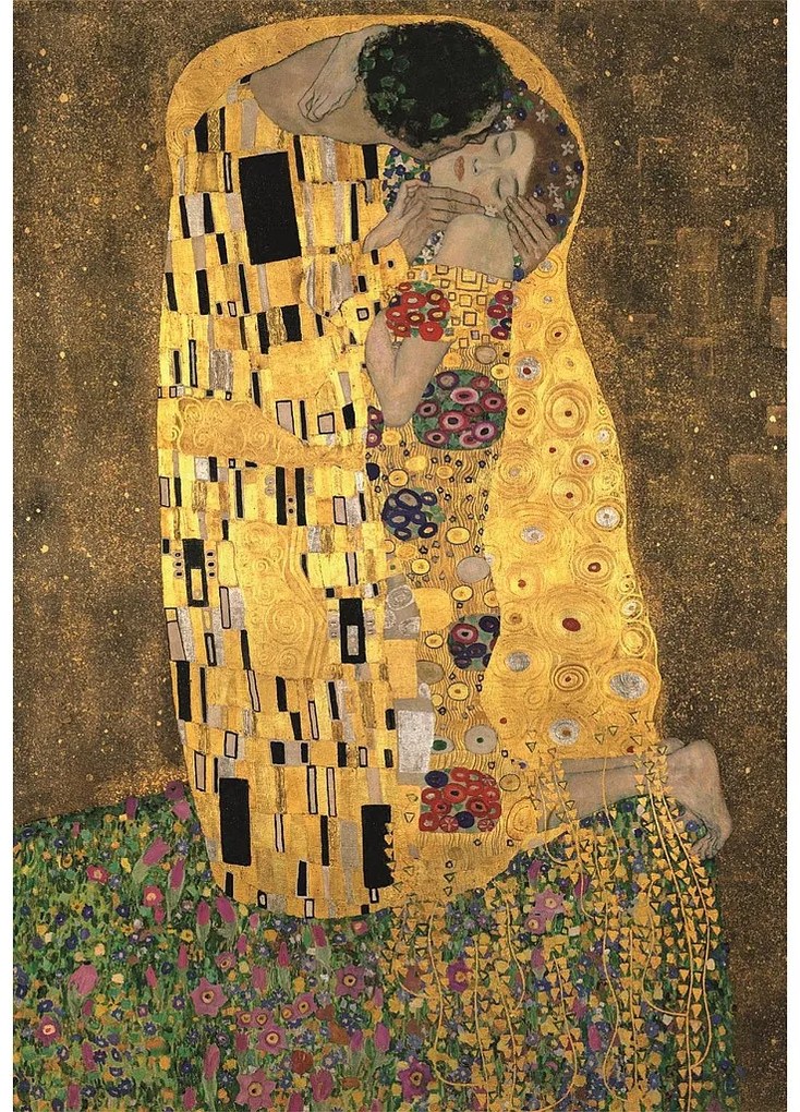 Artă The Kiss Puzzle Compact Clementoni de 1000 piese