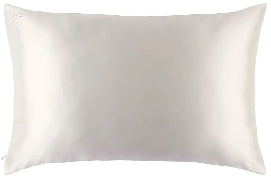 Față de pernă din mătase 51x76 cm White – slip