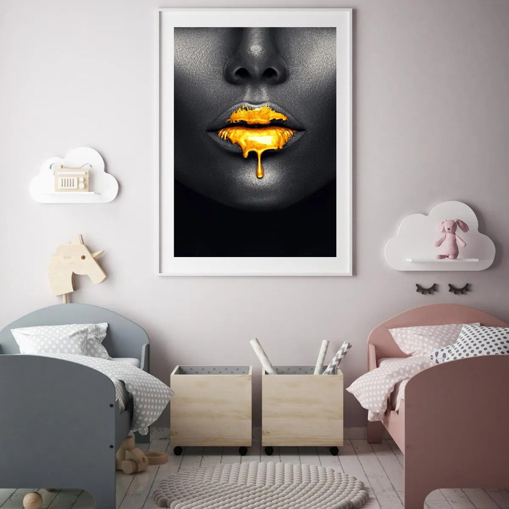 Poster - Buze de femeie (A4)