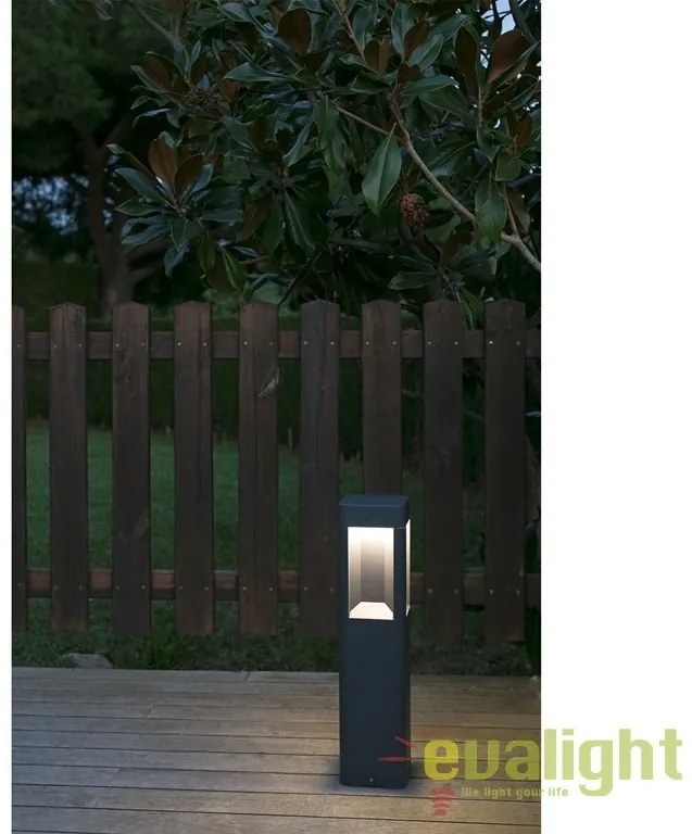 Stalp de exterior modern cu iluminat LED inaltime 20,5cm cu protectie IP54 NAYA LED 71198