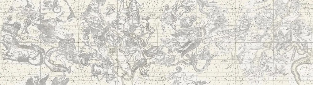Fototapet, Star Map, White, Rebel Walls