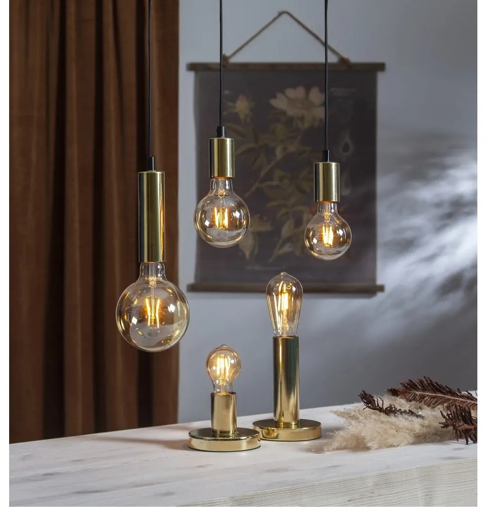 Bec LED/cu filament E27, cu lumină caldă 1 W Vintage Gold – Star Trading