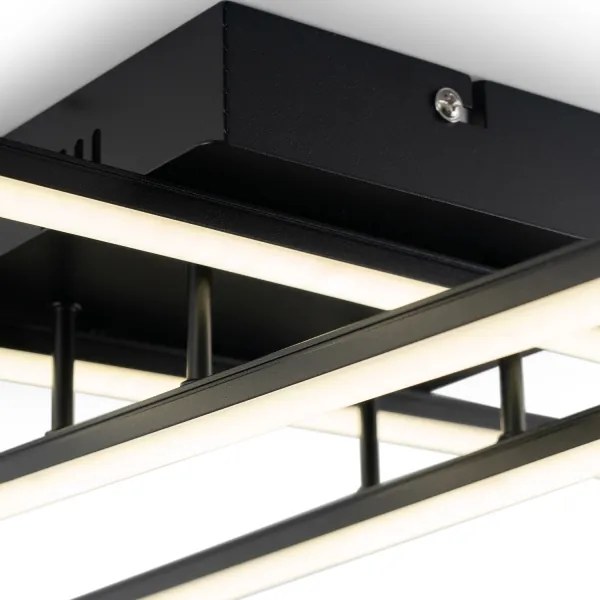 Brilagi - Plafonieră LED STRIPES LED/37W/230V neagră