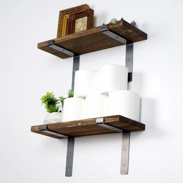 SET 2x raft de perete din molid