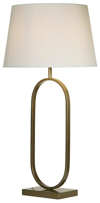 Veioza/Lampa de masa decorativa Modish bronz/alb