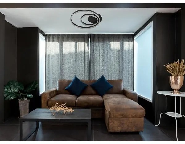 Plafonieră LED 55W dimabilă, 230V, 3000–6500K, cu telecomandă