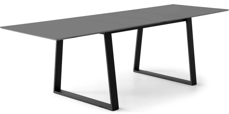 Masă de dining gri antracit extensibilă 90x165 cm Meza – Hammel Furniture