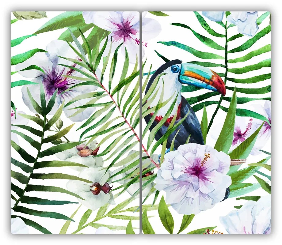 Tocator din sticla Toucan tropical