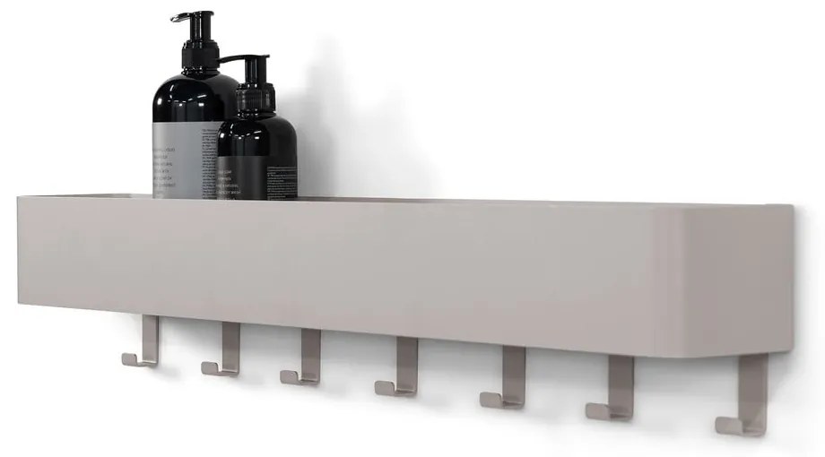 Raft pentru baie taupe de montat pe perete din oțel Multi – Spinder Design