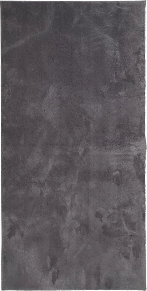 vidaXL Covor HUARTE, fir scurt, moale și lavabil, antracit, 100x200 cm