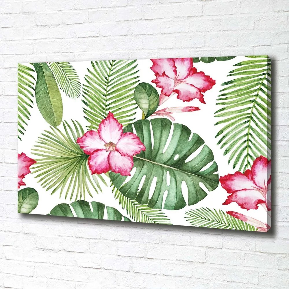 Print pe canvas Flori tropicale