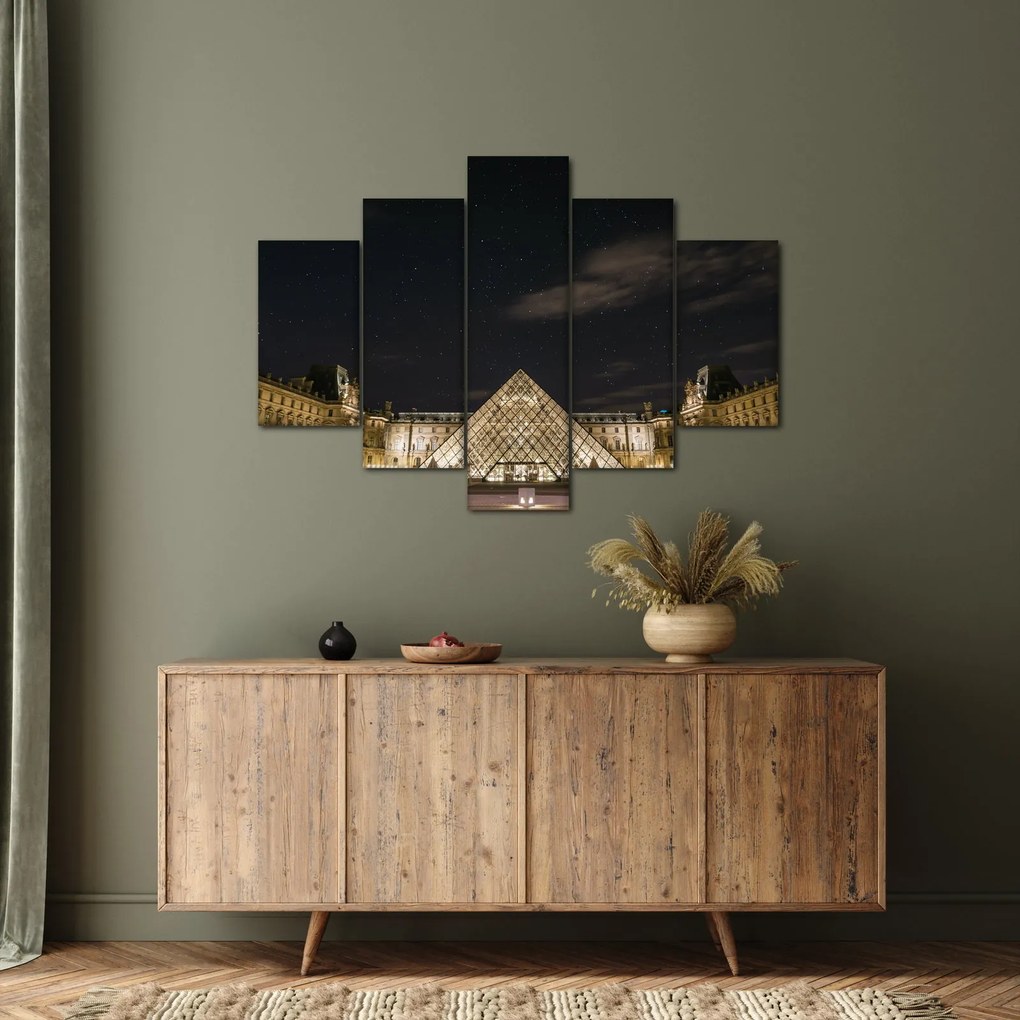 Tablou - Louvre nocturn (150x105 cm)