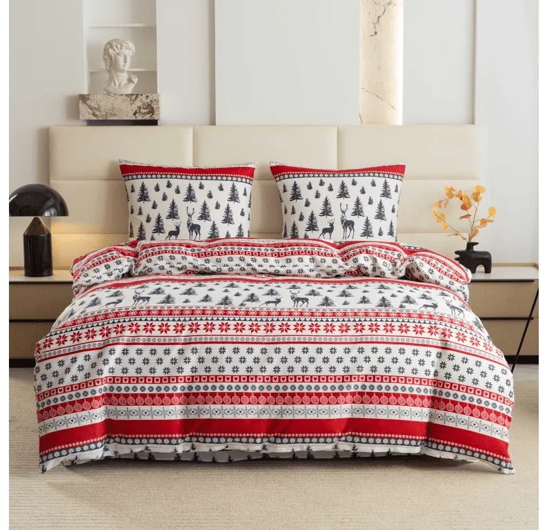 Lenjerie de pat din microfibra TWINKLE CHRISTMAS colorat Dimensiune lenjerie de pat: 2 buc 70 x 90 cm | 200 x 220 cm