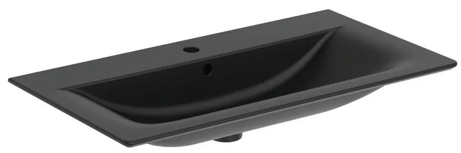 Chiuvetă negru-mat din ceramică 84x46 cm Silk Black – Ideal Standard