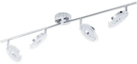 Eglo 78684 - Spot LED DORNES, 4 x 4,5 W, 230 V, crom lucios