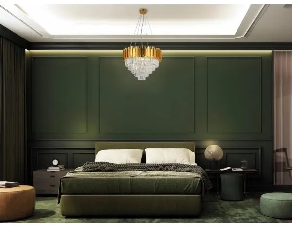 Brilagi - Candelabru suspendat pe cablu PLAZA, 9xE14/40W/230V