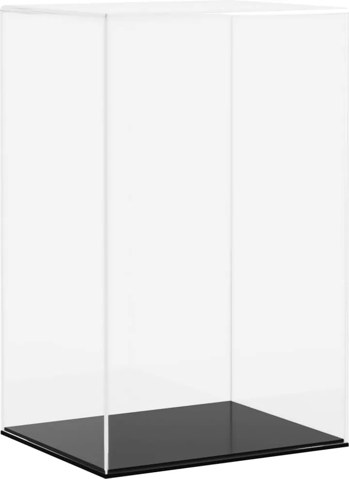 vidaXL Cutie de prezentare, transparent, 22x18x35 cm, acril
