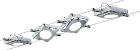 Paulmann 94107 - Set 4 x LED de 4,3 W, sistem complet cu cablu MAC 230 V