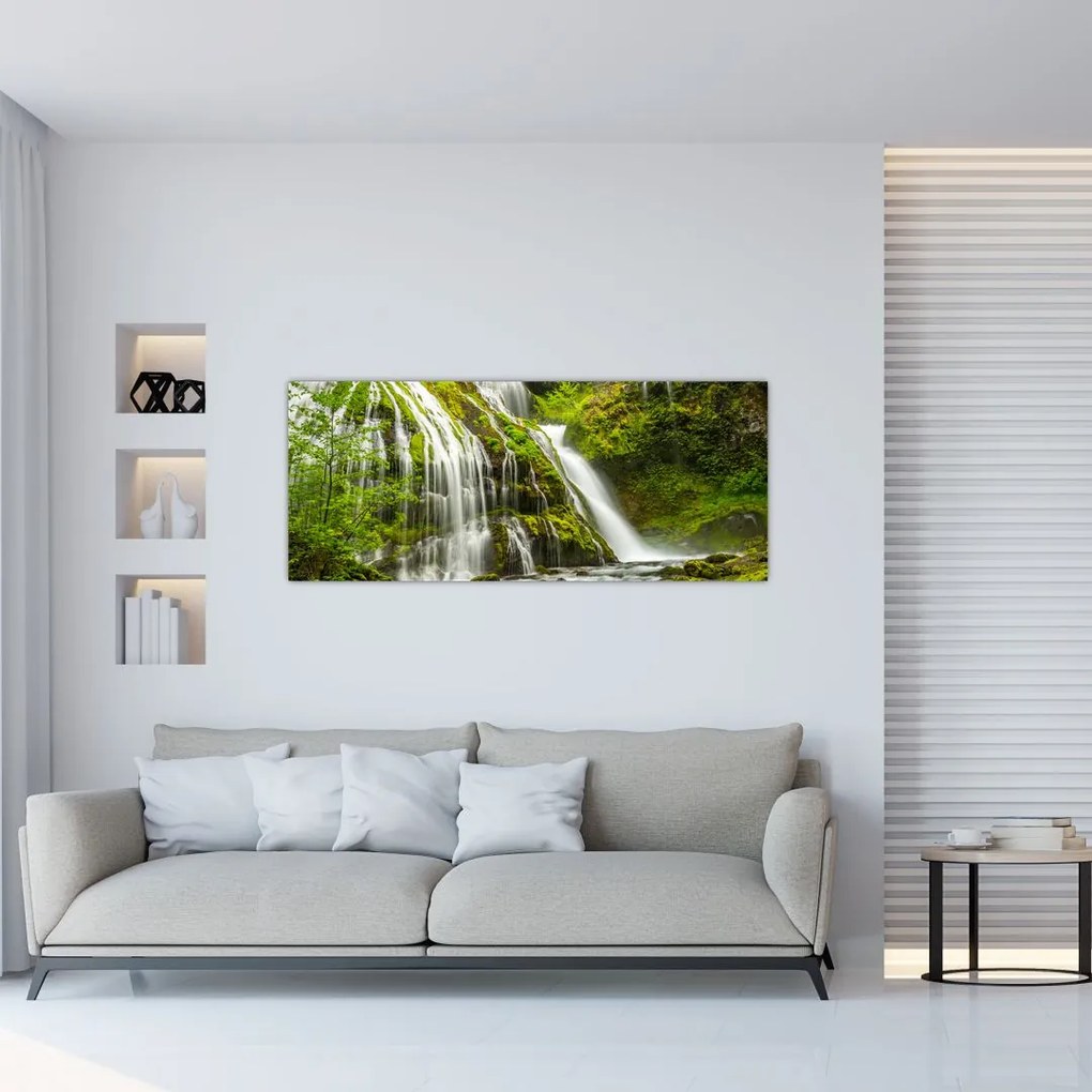 Tablou - Cascada, Wind River Valley (120x50 cm)