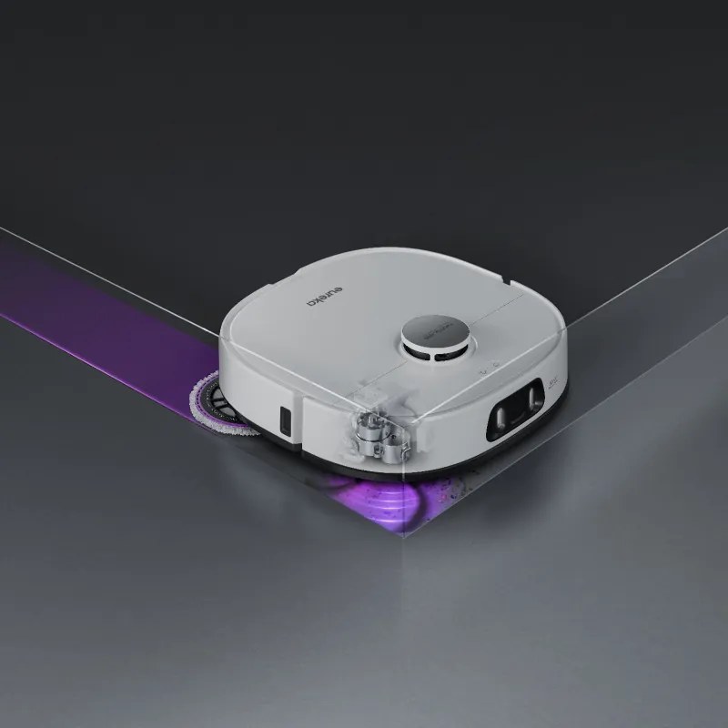 Aspirator robot Eureka J15 Ultra, 19 000 Pa, 3 l, Autonomie de 150 min, Lidar + camerа RGB, FlexiRazor, Comanda vocala, Alb