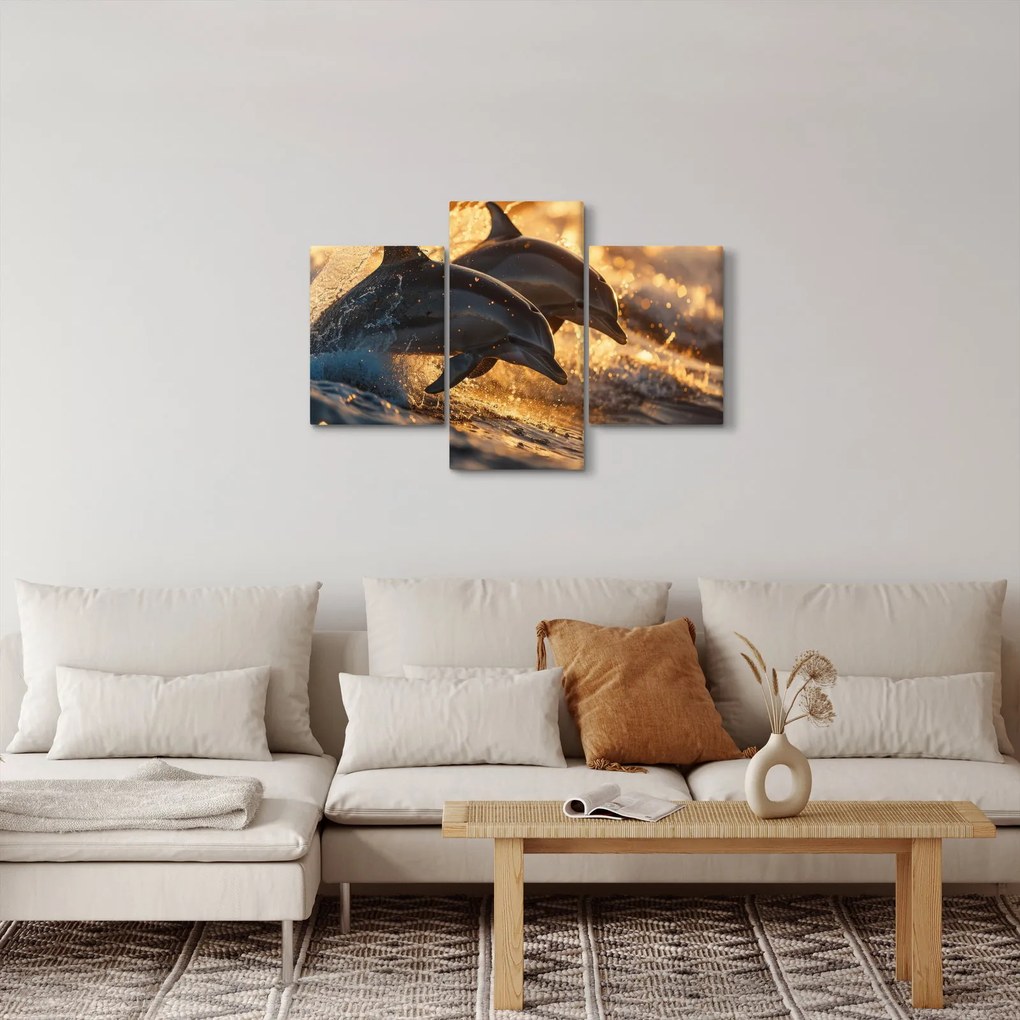 Tablou - Delfinii (90x60 cm)