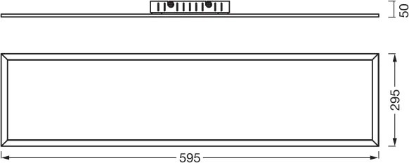 Osram - Panou LED aplicat PLANON LED/22W/230V 3000K 30x60 cm alb