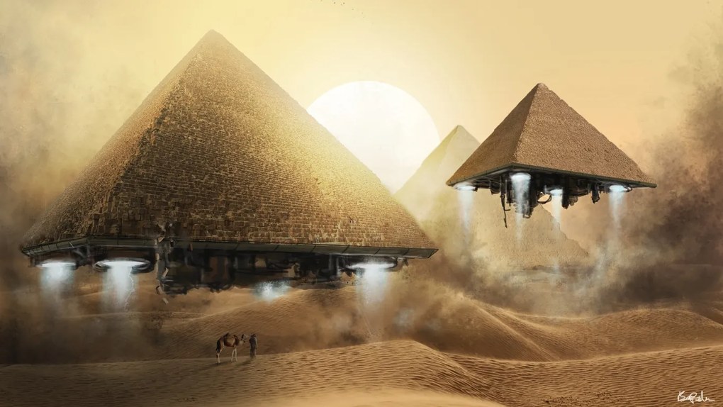 Tablou Piramide - 150x100cm