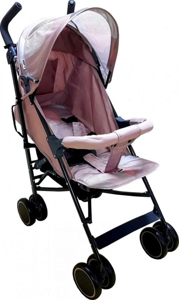Carucior sport tip umbrela Baby Care™ PRO 803B , Spatar reglabil in 7 trepte, Pozitie somn, Amortizoare, Frana picior,Pliabil , Beige cu Imprimeu