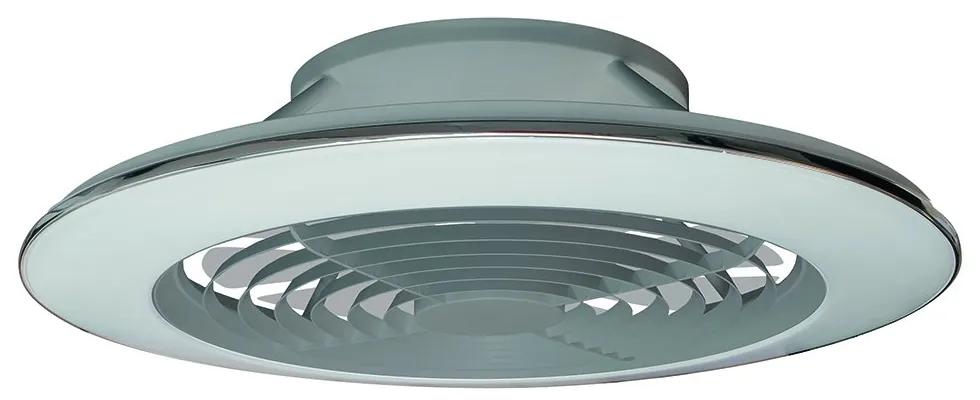 Lustra LED Smart cu Ventilator si telecomanda ALISIO XL argintiu