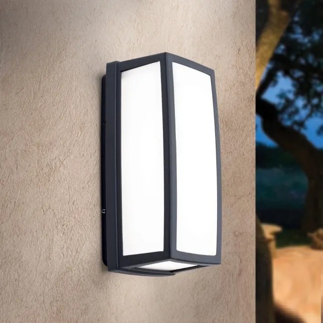 Aplica perete LED de exterior moderna IP54 Bob antracit
