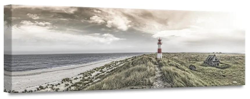 Tablou Styler Canvas By The Sea Beacon View, 45 x 140 cm