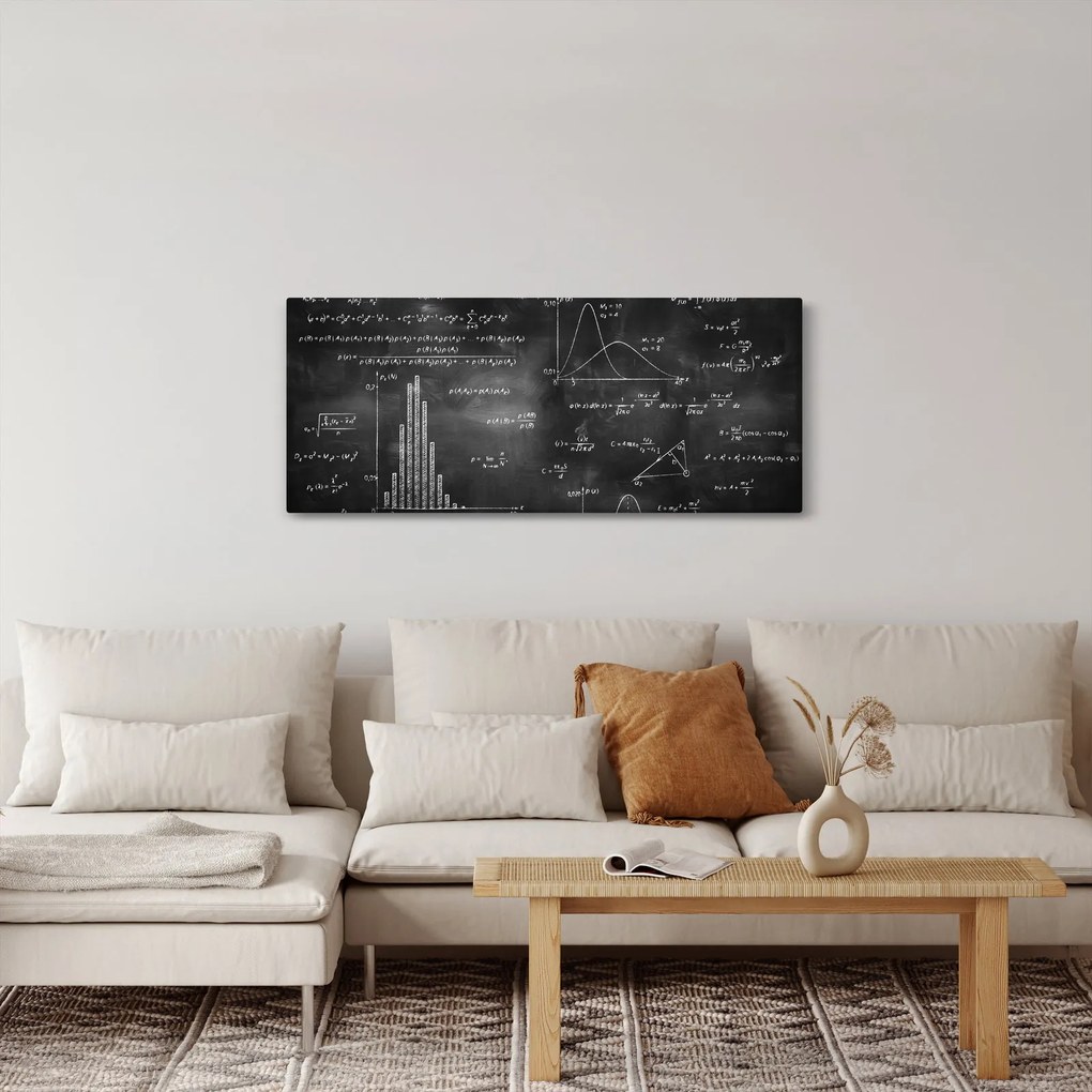 Tablou - Dragoste de numere (120x50 cm)