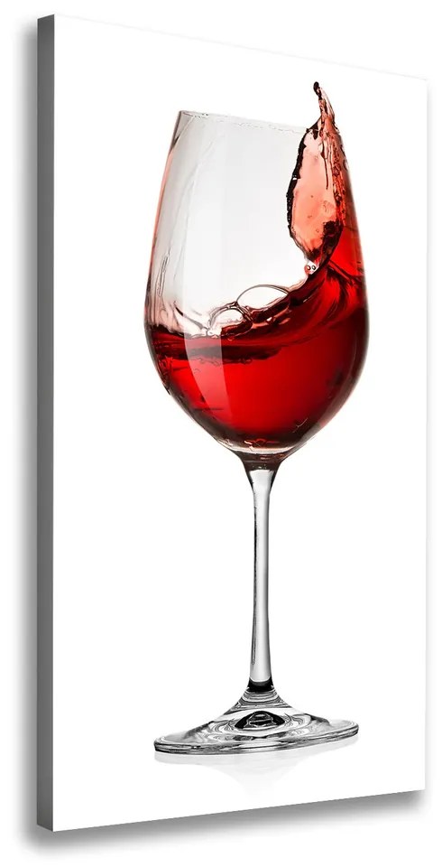 Imprimare tablou canvas Vin rosu