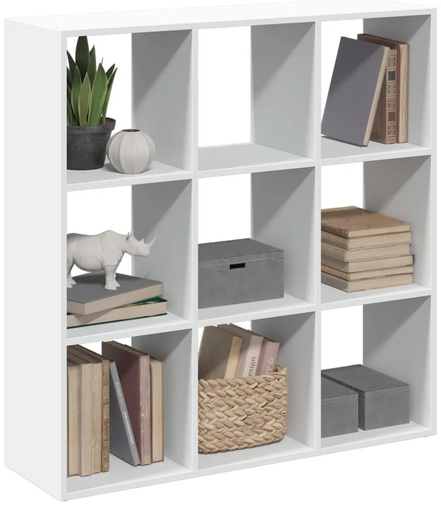 vidaXL Bibliotecă/separator cameră alb 102x29x103,5 cm lemn prelucrat
