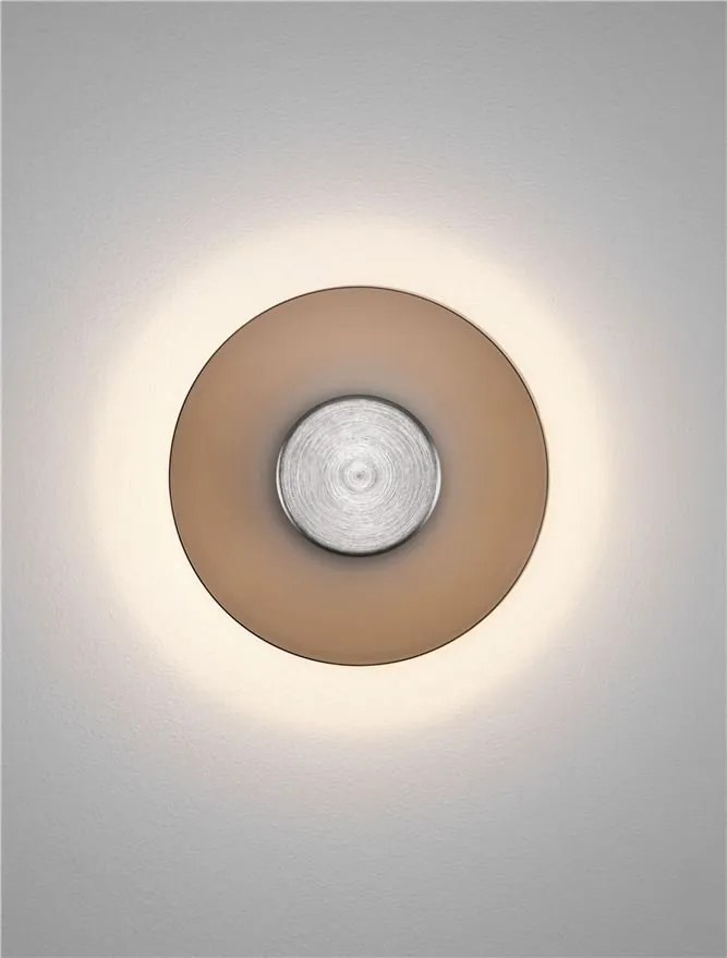 Aplica LED design ambiental Esti maro inchis 15cm