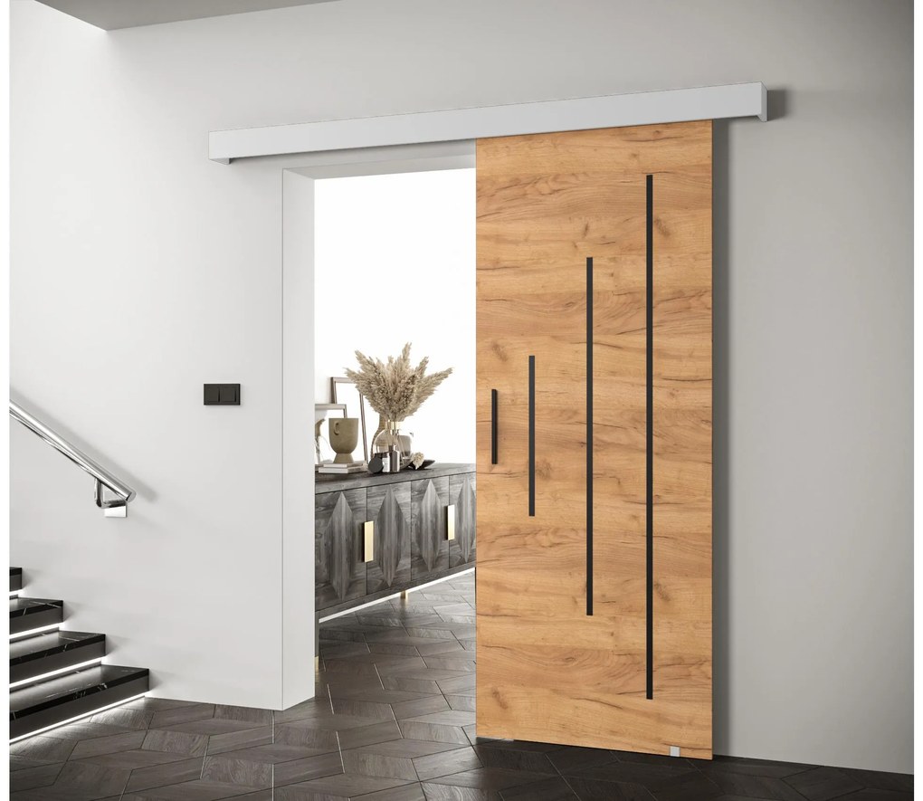 Uși culisante 70 cm Slavdro 3 (craft auriu + alb mat). 1108768