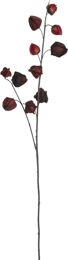Floare artificiala, Physalis rosu, 94 cm