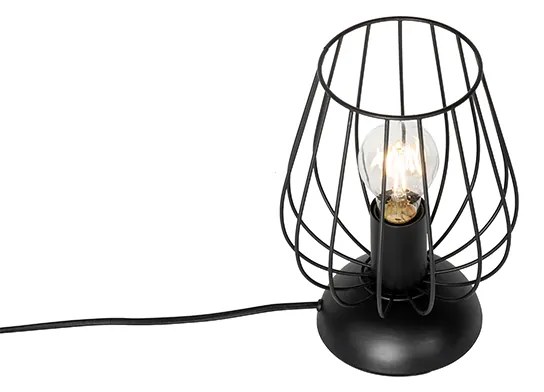 Lampă de masă modernă neagră cu fir - Palica