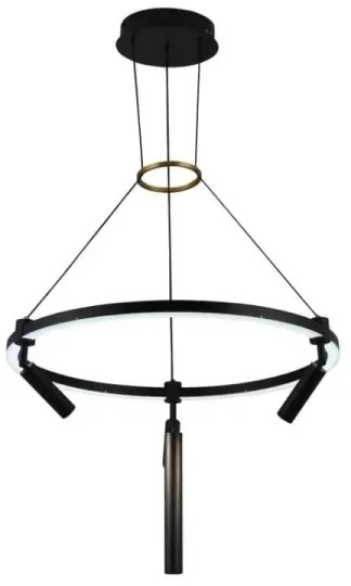 Lustră LED dimabilă pe cablu LED/85W/230V 3000-6500K + telecomandă