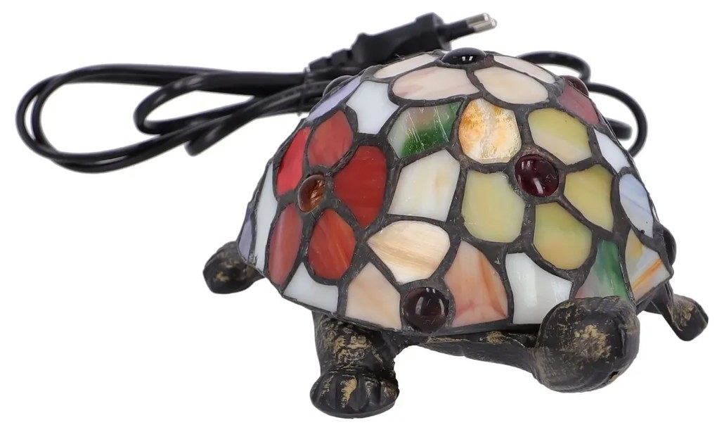 Lampa de masa Tiffany Turtle 20 cm