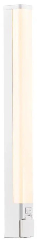 Nordlux - Iluminare LED pentru oglindă de baie cu priză, 15W, 230V, IP44, 60 cm, alb