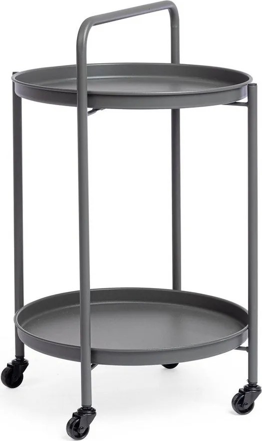 Măsuță de servire cu roți din oțel ø 44,5 cm Austin – Yes Everyday